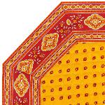 Yellow Octogonal Provencal Quilted placemat "Esterel" design