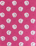 French Provencal Printed cotton Fabric Flowers Pink