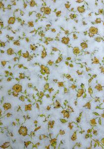 “White Country”, 100% mercerized printed cotton fabric