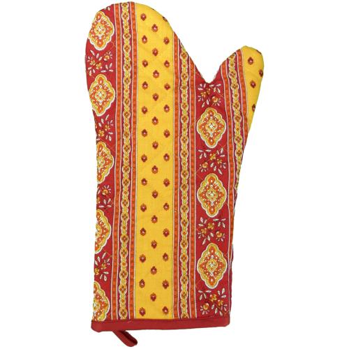 Esterel Yellow Quilted Oven Glove – Provencal Design
