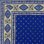 Provencal Blue quilted table runner "Esterel" 18''x59'' 