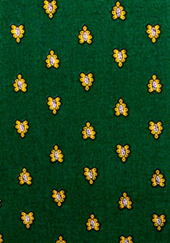 "Green Bees" French Provencal Printed cotton Fabric