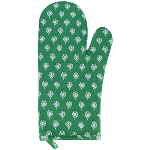 Green Indianaire Provencal Oven Glove
