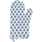 White & Blue Indianaire Provencal Oven Glove
