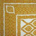 Square Provencal Cotton Tablecloth 67"X67" "Solange" 