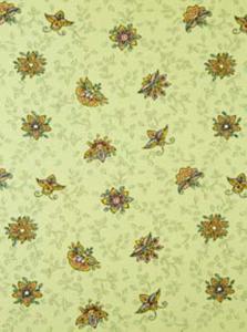 “Light green Honeymoon”, 100% French cotton fabric 55