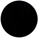 Round Cotton Tablecloth plain Black
