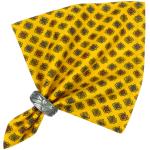 French Cotton Napkin Yellow "Diamond" authentic Provencal design