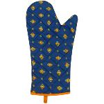 Provencal design - Blue Galon - Quilted kitchen Glove