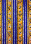 “Yellow/Blue”, Border Stripe Fabric 55