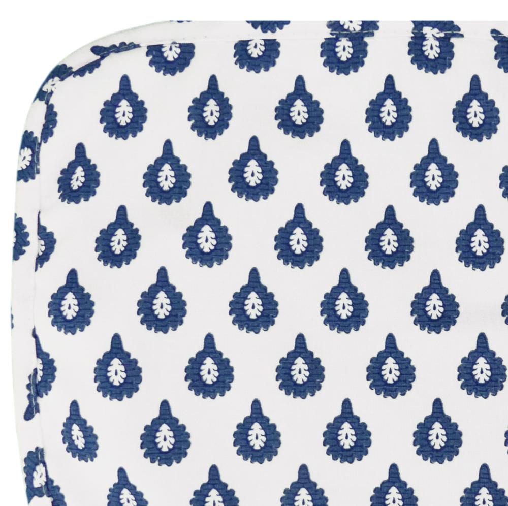 White & Blue Indianaire Provencal cotton Potholder