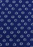 “Blue/White Comet”, 100% cotton fabric -Valdrôme