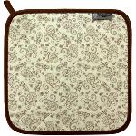 Brown Quilted Potholder Alhambra design