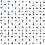 White Napkin, Provencal design "Calissons", 100% pure cotton