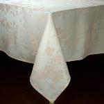 Rectangle French Jacquard Light Pink Tablecloth "Grape
