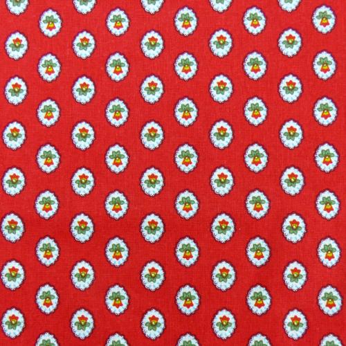 Provencal cotton napkin "Gordes" Red