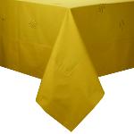 Provencal Square Cotton Tablecloth 67"X67" Ocher "Luberon" 
