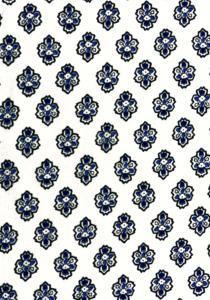 “White Bastidin”, Provencal country cotton fabric 67