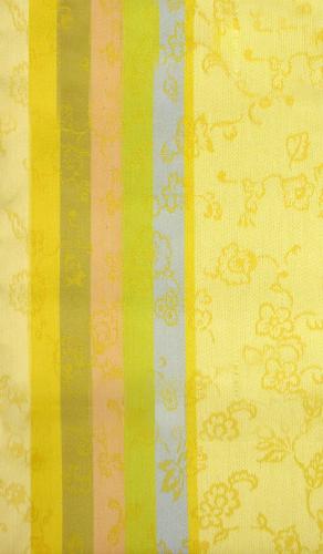 Jacquard Dishtowel Yellow Country pattern 22x31 inches