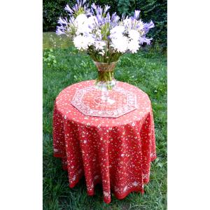 Provencal Round Cotton Tablecloth bric "Country" 71