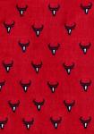 "Red Toro" French Provencal Printed cotton Fabric