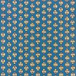Provencal cotton napkin "Bastide" Blue