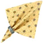 Provencal Cotton Napkin Beige "Butterflies