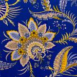 Blue Napkin, Provencal design "Inola", 100% pure cotton