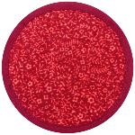 Cotton Quilted Red coaster Colombes design