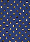 "Blue Lavender" French Provencal Printed cotton Fabric