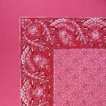 Rectangle Pink Cotton Tablecloth 69"X102" "Campano"