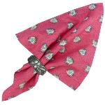 Pink Napkin, Provencal design, 100% pure cotton