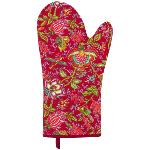 Provencal design - Red Colombes - Quilted kitchen Glove