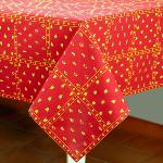 Provencal Rectangle Tablecloth Red "Patchwork" 59x118"