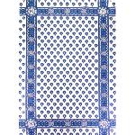 High quality White/Blue Kitchen Towel, 18 x 27, Indianaire design