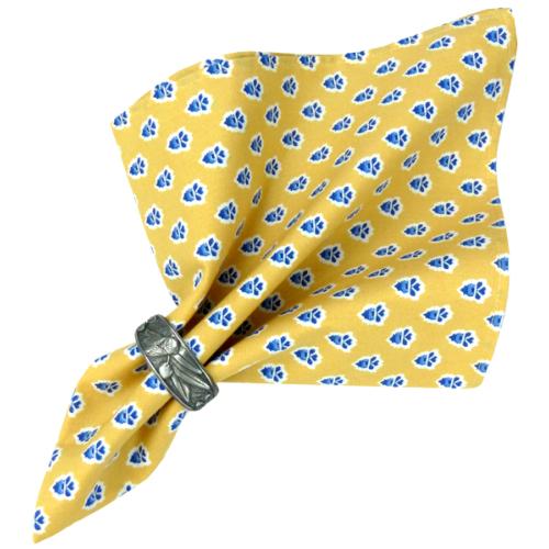 Provencal Yellow 100% Cotton Napkin Provencal pattern Bonis