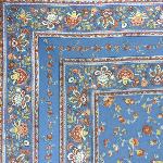 Provencal Rectangle Tablecloth Light blue Country 63x79"