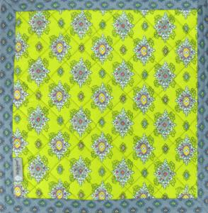 Square French Table Mat Green "Batiste" 30x30