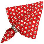 Provencal cotton napkin "Gordes" Red