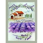 Lavender Provencal Cotton Tea Towel, 19 x 26 inches, Provencal Mas design