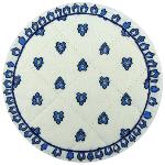 Cotton Quilted White coaster Bees design