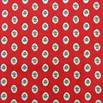 Provencal cotton napkin "Gordes" Red