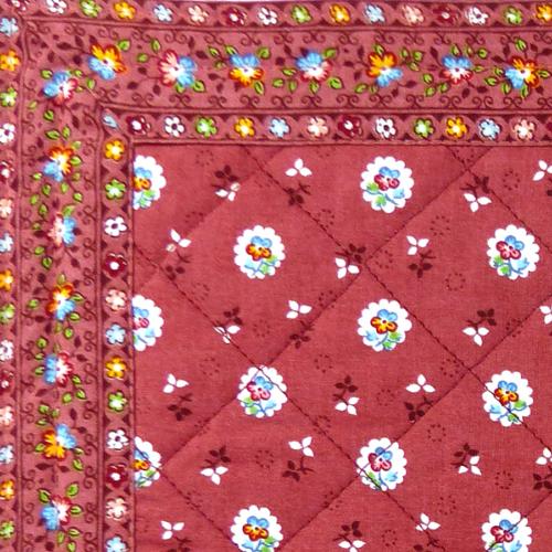 Bric Provencal quilted table runner "Flowers" 14x28 inch