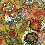 Square Cotton Tablecloth Multicolor 39"X39" "Carmen" pattern