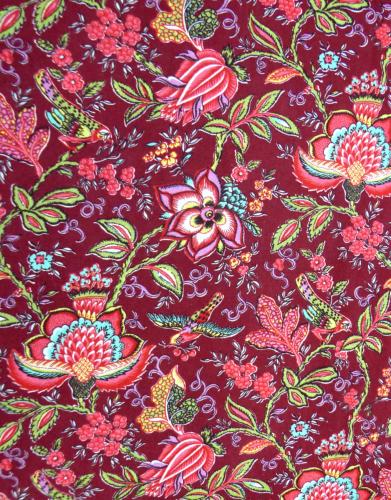 French Provencal Printed cotton Fabric Colombes Cassis