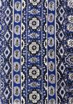 “Blue Mistraou”, 100% mercerized cotton percale precut stripe 5,2