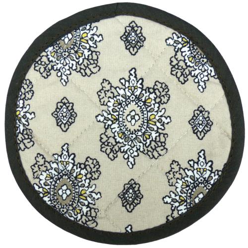 Cotton Quilted Beige coaster Batiste design