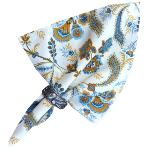 Provencal Cotton Napkin Blue "Bastide