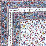 Multicolor Rectangle Tablecloth 63X79" "Country" pattern