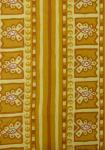 "Ocher Roussillon" Provencal Printed Border stripe Fabric